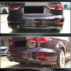 Audi A3 2012–2020 Achterbumper diffuser V5 (voor S-Line Sedan 2017-2020, carbon) foto 3