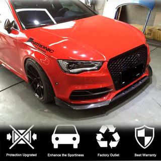 Voorbumper lip Lip V2 (voor S-Line Sedan 2012-2016, carbon) Audi A3 2012–2020 foto 2