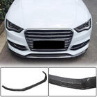 Audi A3 2012–2020 Frontbumper lip Lip V1 (voor S-Line Sedan 2012-2016, carbon) foto 1