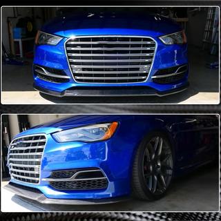Frontbumper lip Lip V1 (voor S-Line Sedan 2012-2016, carbon) Audi A3 2012–2020 foto 4