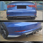 Audi A3 2012–2020 Achterbumper flaps Flap (voor S-Line Sedan 2012-2016, carbon) foto 3