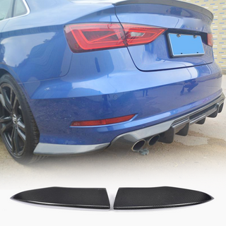 Achterbumper flaps Flap (voor S-Line Sedan 2012-2016, carbon) Audi A3 2012–2020 foto 1