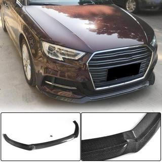 Voorbumper lipspoiler Lip V1 (voor S-Line 2017-2020 HB, carbon) Audi A3 2012–2020 foto 1