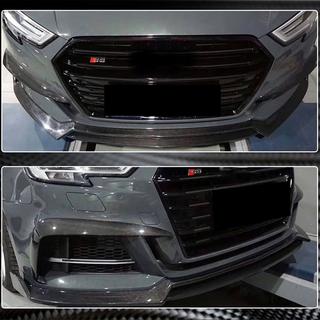 Frontbumper lipspoiler Lip V4 (voor S-Line Sedan 2017-2020, carbon) Audi A3 2012–2020 foto 4