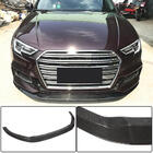Audi A3 2012–2020 Frontlip Lip V3 (voor S-Line Sedan 2017-2020, carbon) foto 1