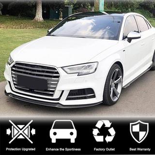 Frontlip Lip V3 (voor S-Line Sedan 2017-2020, carbon) Audi A3 2012–2020 foto 2