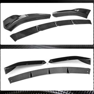 Front bumper lip Lip V2 (voor S-Line Sedan 2017-2020, carbon) Audi A3 2012–2020 foto 3