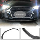 Audi A3 2012–2020 Voorbumper lip Lip V1 (voor S-Line 2017-2020 Sedan, carbon) foto 2