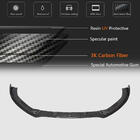 Audi A3 2012–2020 Voorbumper lip Lip V1 (voor S-Line 2017-2020 Sedan, carbon) foto 3