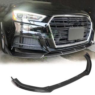 Voorbumper lip Lip V1 (voor S-Line 2017-2020 Sedan, carbon) Audi A3 2012–2020 foto 1