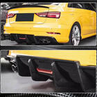 Audi A3 2012–2020 Achterbumperdiffuser V3 (voor S-Line Sedan 2017-2020, carbon) foto 3