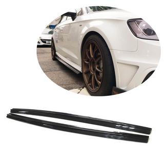 Zijskirts V1 (voor S-Line HB, carbon) Audi A3 2012–2020 foto 1