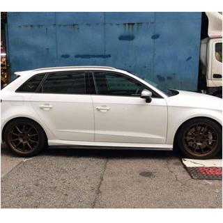 Zijskirts V1 (voor S-Line HB, carbon) Audi A3 2012–2020 foto 2