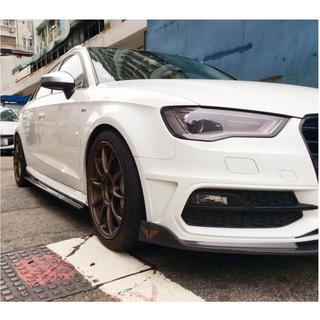 Zijskirts V1 (voor S-Line HB, carbon) Audi A3 2012–2020 foto 3