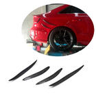 Audi A3 2012–2020 Achterbumper lippen (voor S-Line Sedan 2012-2016, carbon) foto 1