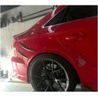 Audi A3 2012–2020 Achterbumper lippen (voor S-Line Sedan 2012-2016, carbon) foto 2