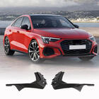Audi A3 2020– Voorbumper lip spoiler (voor S-Line Sedan 2020-2023, carbon) foto 1