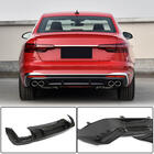Audi A4 B10 2024– Achterbumper diffuser V1 (voor S-Line, carbon) foto 1