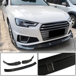 Voorbumper lipspoiler Lip V1 (voor S-Line Sedan 2015-2019, carbon) foto 1