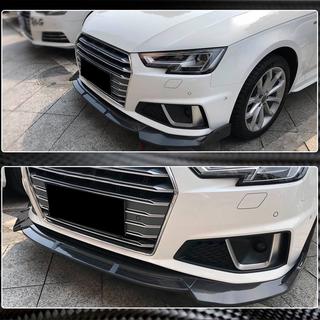 Voorbumper lipspoiler Lip V1 (voor S-Line Sedan 2015-2019, carbon) foto 4