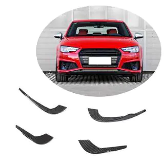 Voorbumper lip V3 (voor S-Line Sedan 2015-2019, carbon) foto 1