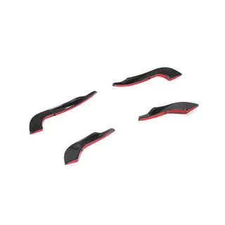 Voorbumper lip V3 (voor S-Line Sedan 2015-2019, carbon) foto 4