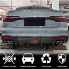 Audi A4 B10 2024– Achterbumper diffuser V3 (voor S-Line, carbon) foto 2