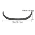 Audi A4 B9 2015–2024 Front bumper lip Lip V6 (voor S-Line Sedan 2015-2019, carbon) foto 6