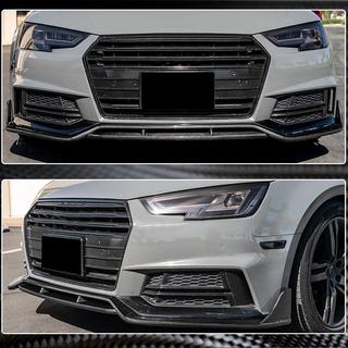 Lipspoiler voor voorbumper Lip V2 (voor S-Line Sedan 2015-2019, Carbon) foto 4