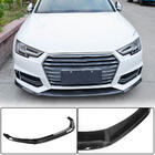 Audi A4 B9 2015–2024 Voorbumper lipspoiler Lip V4 (voor S-Line Sedan 2015-2019, carbon) foto 1