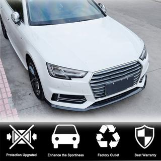 Voorbumper lipspoiler Lip V4 (voor S-Line Sedan 2015-2019, carbon) foto 2