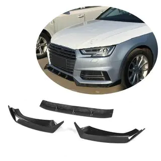 Voorbumper frontlip Lip V5 (voor S-Line Sedan 2015-2019, carbon) foto 1