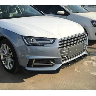 Voorbumper frontlip Lip V5 (voor S-Line Sedan 2015-2019, carbon) foto 3