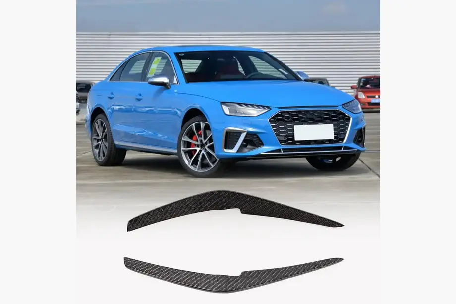 Frontbumper lipspoiler (voor S-Line 2019-2024, carbon) foto 1