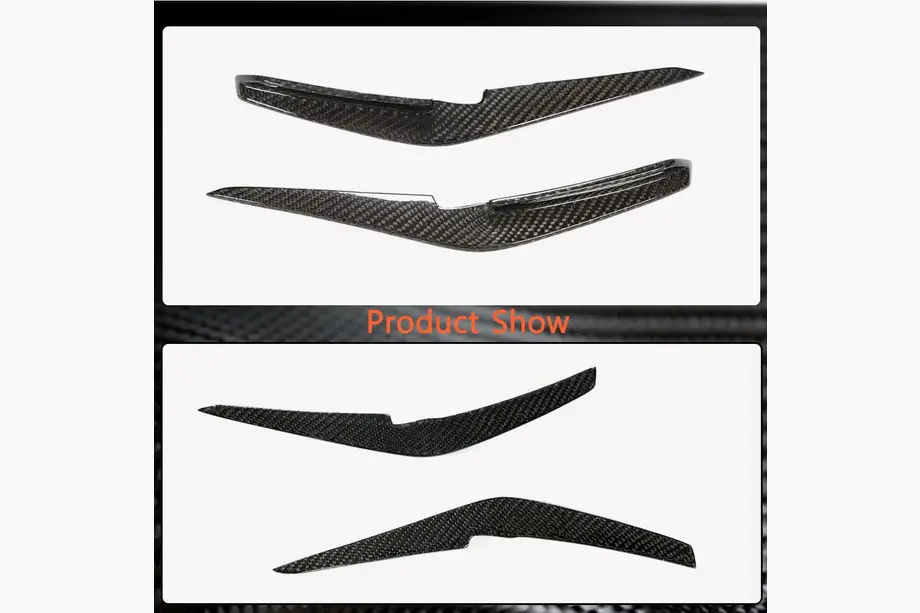 Frontbumper lipspoiler (voor S-Line 2019-2024, carbon) foto 4