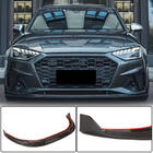 Audi A4 B9 2015–2024 Front bumper lipspoiler Lip V1 (voor S-Line Sedan 2019-2024, carbon) foto 1