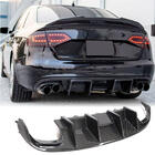 Audi A4 B8 2007–2015 Achterbumper diffuser V1 (voor S4 2009-2012, carbon) foto 1