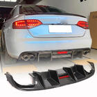 Audi A4 B8 2007–2015 Achterbumper diffuser V1 (voor S4 2009-2012, carbon) foto 9