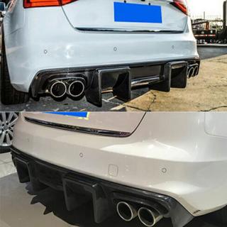 Achterbumper diffuser (voor S4 2013-2015, carbon) foto 3