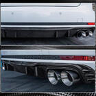 Audi A4 B9 2015–2024 Achterbumper diffuser V2 (voor S-Line Sedan 2015-2019, carbon) foto 4