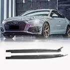 Audi A5 2016–2025 Sideskirts 2021-2025 V2 (voor Sportback, carbon) foto 1