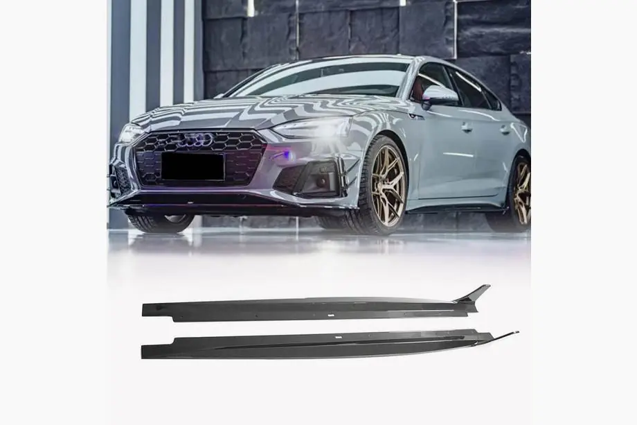 Audi A5 2016–2025 Sideskirts 2021-2025 V2 (voor Sportback, carbon) Image