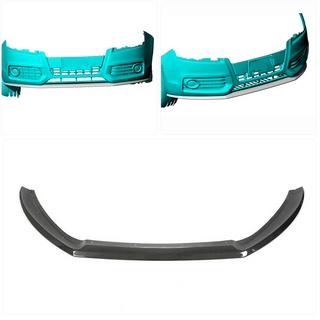 Voorbumper lip (voor S-Line Coupe 2007-2011, carbon) foto 2