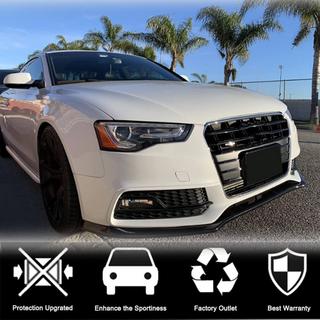 Voorbumper lipspoiler Lip V1 (voor S-Line 2012-2015, carbon) foto 2