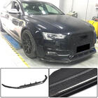 Audi A5 2007–2015 Voorbumper lip Lip V4 (voor S-Line 2012-2015, carbon) foto 1