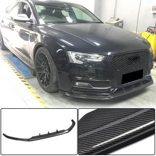 Voorbumper lip Lip V4 (voor S-Line 2012-2015, carbon) foto 1