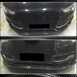 Voorbumper lip Lip V4 (voor S-Line 2012-2015, carbon) foto 3