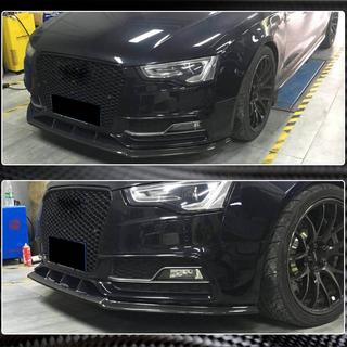 Voorbumper lip Lip V4 (voor S-Line 2012-2015, carbon) foto 4