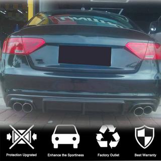 Achterbumper diffuser V3 (voor S-Line 2012-2015, carbon) foto 2