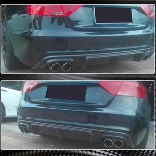 Achterbumper diffuser V3 (voor S-Line 2012-2015, carbon) foto 3